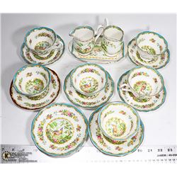 ROYAL ALBERT CHELSEA BIRD MADE IN ENGLAND 4 CUPS