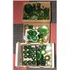 Image 1 : 3 BOX CONTAINING VARIETY OF VASES, GLASSES, CUPS,