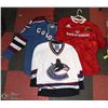 Image 1 : LOT OF 3 JERSEYS, NHL OFFICIAL YOUTH LARGE, NHL