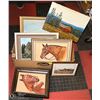 Image 1 : ESTATE BOX OF COUNTRY/FARM SCENE ART