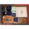 Image 1 : BOX W/COLLECTIBLE CIGAR BOXES, 3-PC