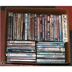 BOX WITH VINTAGE CLASSIC DVDS INCL.