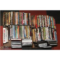 2 BOXES OF NEW/SEALED DVD MOVIES