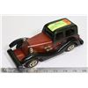 Image 1 : 9" HANDMADE WOOD 1930'S STYLE SEDAN CAR