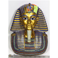 12" EGYPTIAN PHARAOH STATUE HAND PAINTED