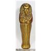 Image 1 : 9" EGYPTIAN SARCOPHAGUS COFFIN HAND PAINTED