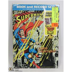 1975 SUPERMAN COMIC AND RECORD
