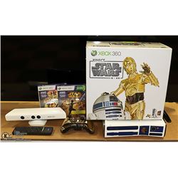 XBOX 360 LIMITED EDITION KINECT STAR WARS GAMING