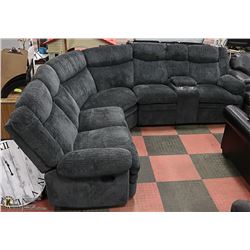 NEW FABRIC RECLINING CONSOLE SECTIONAL