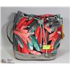 Image 1 : DION COLOR FEATHER PRINT BACKPACK  PURSE