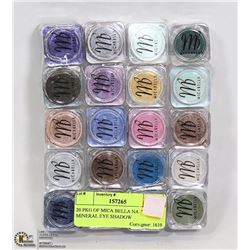 20 PKG OF MICA BELLA NATURAL MINERAL EYE SHADOW