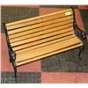 Image 1 : CHILD'S BENCH WITH CAST IRON SIDES