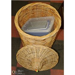 WICKER HAMPER