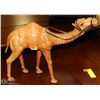 Image 1 : 12" HANDMADE LEATHER CAMEL HAND CARVED BODY