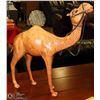 Image 1 : 22" HANDMADE LEATHER CAMEL HAND CARVED BODY