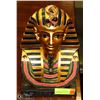 Image 1 : 12" EGYPTIAN PHARAOH STATUE HAND PAINTED