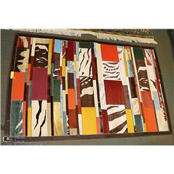 PATCHWORK FAUX HIDE RUG 60 X 40