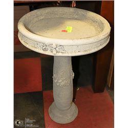 CONCRETE BIRDBATH 16" X 23"