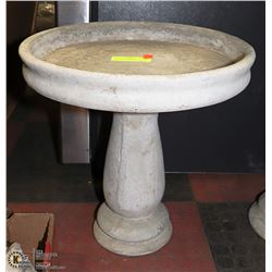 CONCRETE BIRDBATH 14" X 14"