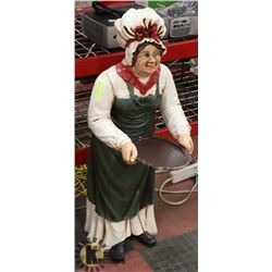 GRANDMA CHEF STATUE 40 INCHES TALL
