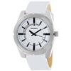 Image 2 : NEW DIESEL WHITE DIAL LEATHER BAND MSRP $299 44MM