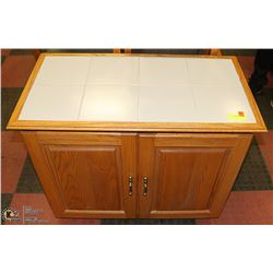 TILE TOP CABINET