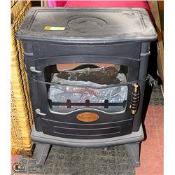 KLONDIKE STANDING ELECTRIC FIREPLACE.