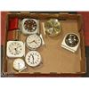 Image 1 : FLAT OF VINTAGE ALARM CLOCKS