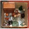 Image 1 : BOX OF VINTAGE LIQUOR BOTTLES