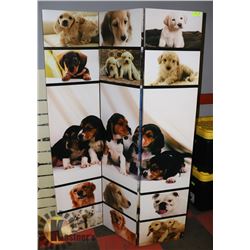 3 PANEL ROOM DIVIDER 6FT X 4 FT