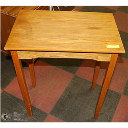 SOLID WOOD ENTRY TABLE (23.5"L X 15"W X