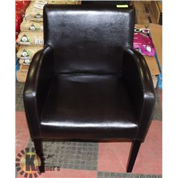 LEATHERETTE CLUB CHAIR