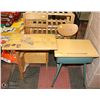 Image 1 : 2PCS SINGLE SCHOOL DESK, METAL FRAME