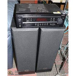 PIONEER VSX-D407 RECEIVER ,INFINITY STERLING SPEAK