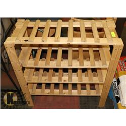 WOOD WINE RACK