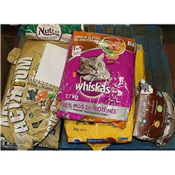 PALLET OF ASSORTED PET FOOD.