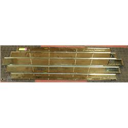 48"X17" MIRROR GEOMETRIC DECORATIVE BY LA VERRERIE