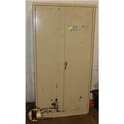METAL 2 DOOR SHOP CABINET