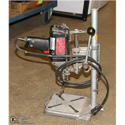 VINTAGE DRILL WITH STAND.