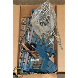 BOX OF PEG BOARD ITEMS