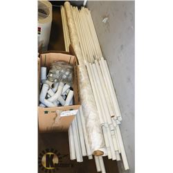 20 X 22 FABRIC BULDING AND LOTS OF PIPES