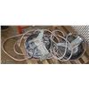 Image 1 : LOT OF 2 HEAVY DUTY AIR HOSE REELS.