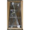 Image 1 : NEW IN THE BOX MINI STAINLESS STEEL RACK.