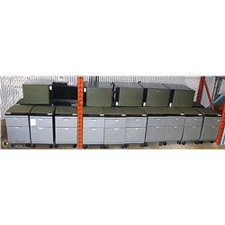 LARGE LOT OF PADDED FILE CABINETS