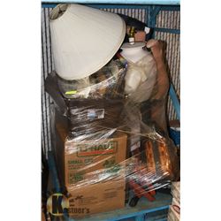 PALLET OF MISC HOUSEHOLD ITEMS
