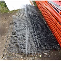 LOT OF METAL DISPLAY RACK