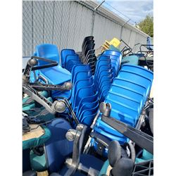 LARGE LOT OF STACKING CHAIRS ONLY