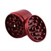 Image 4 : RED HERBS, TOBACCO AND SPICE GRINDER ZINC ALLOY