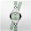 Image 1 : NEW EMPORIO ARMANI GREEN SILICONE BRACELET MSRP $399