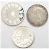 Image 2 : 3-SILVER URUGUAY COINS 1917 UN PESO